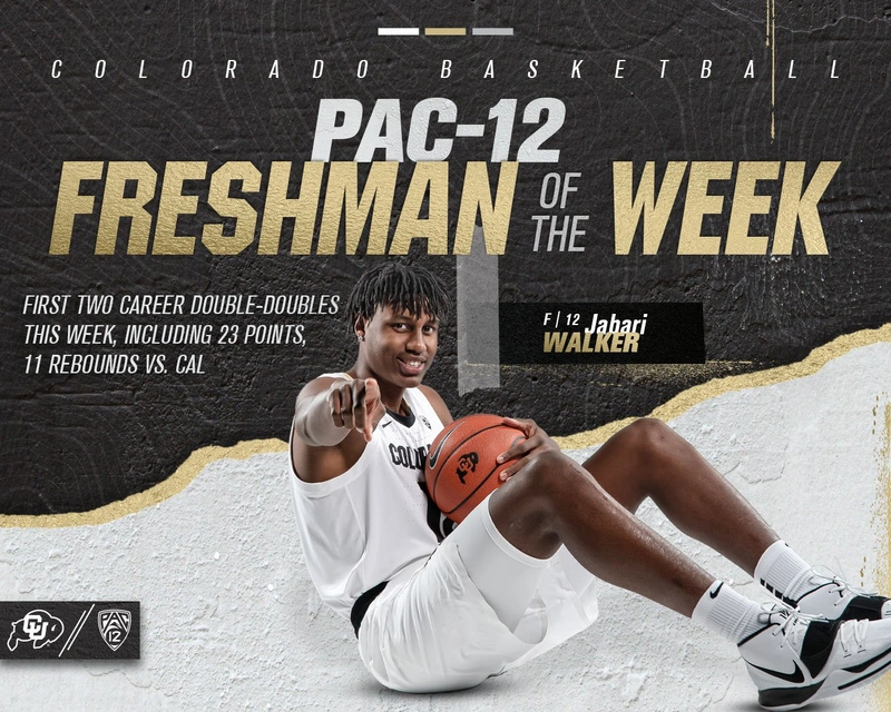 Pac-12 Freshman of the Week graphic