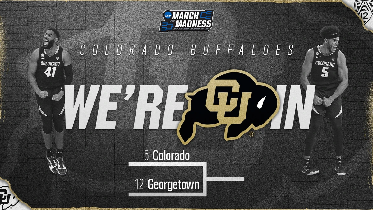 We're In March Madness graphic