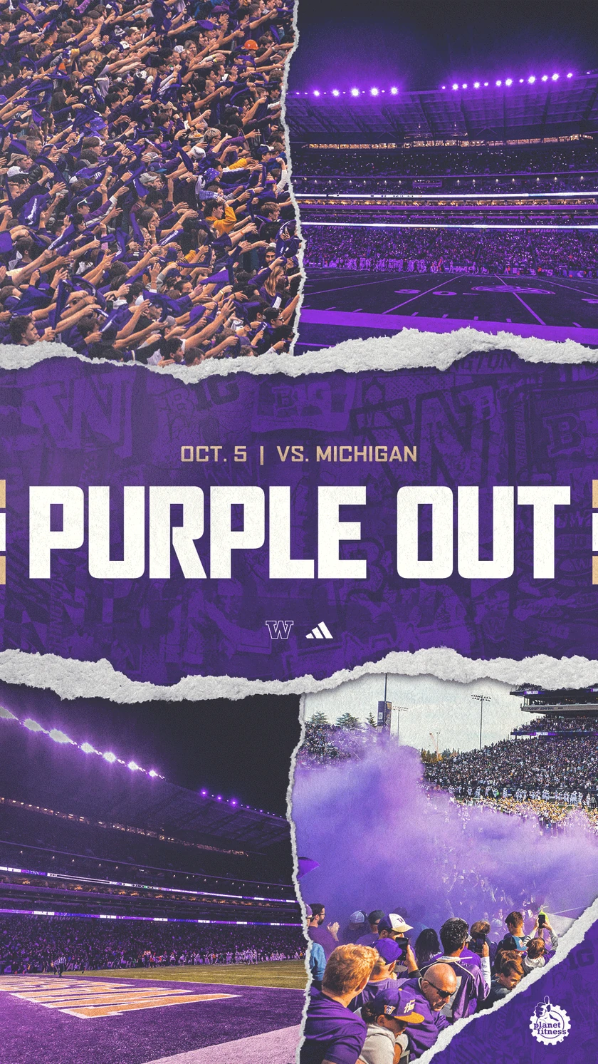 Purple Out vertical story graphic