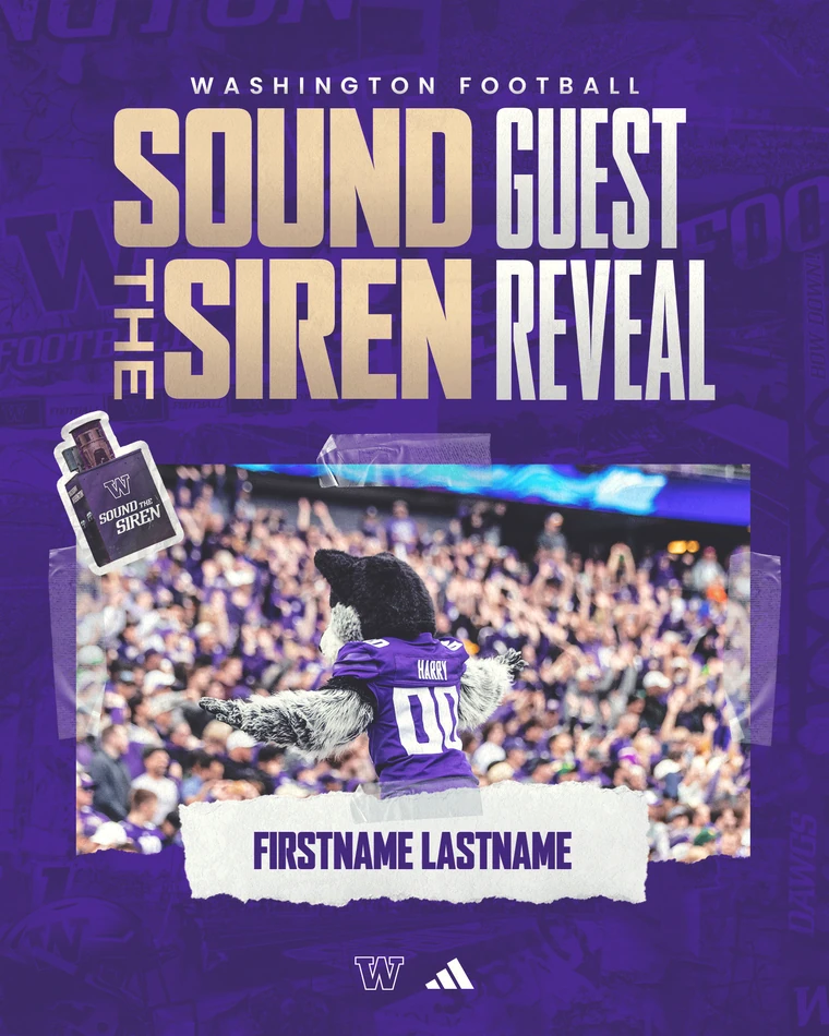 Sound the Siren guest reveal graphic