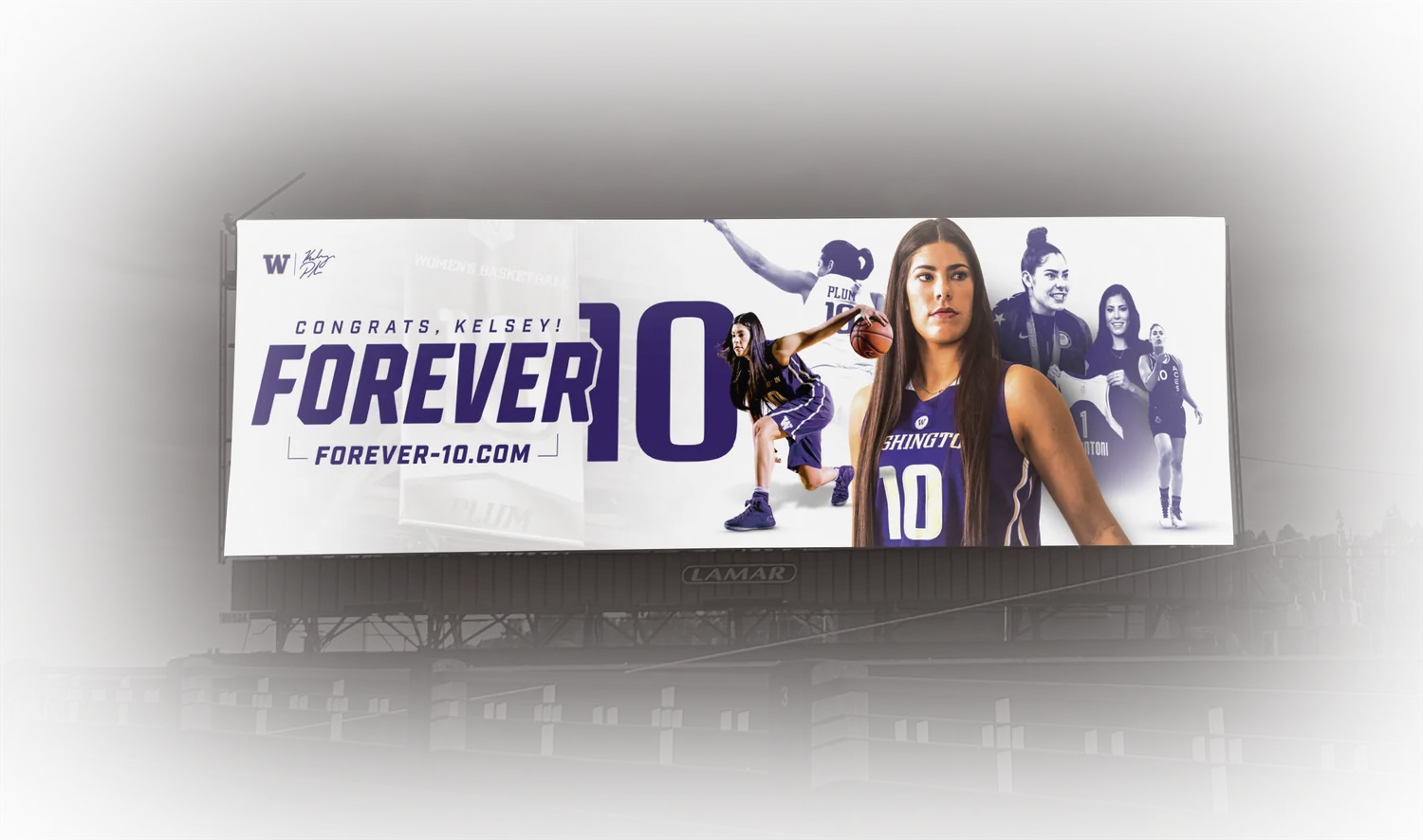 Forever 10 billboard: Congrats, Kelsey!