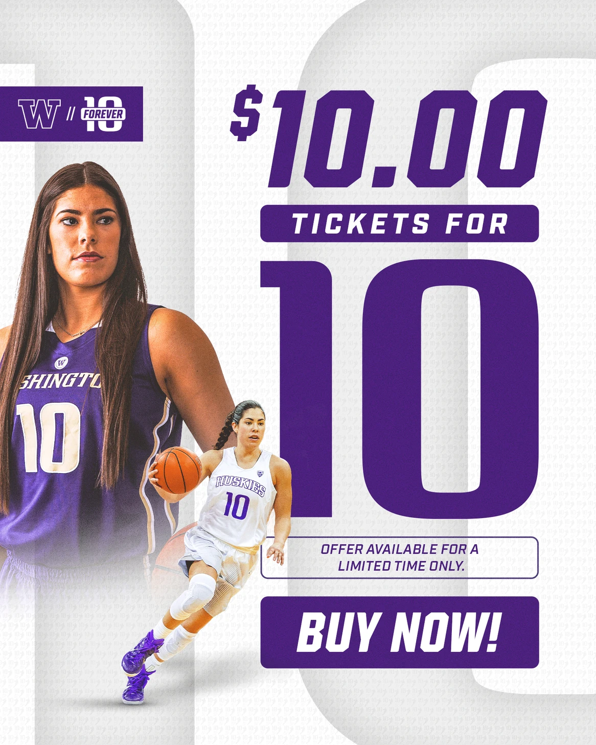 $10.00 tickets for 10 promo graphic